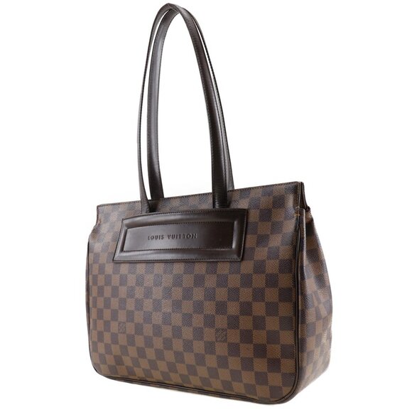 LOUIS VUITTON Parioli PM Tote Bag N51123 Damier Canvas Made in France 1999 Br... - Picture 2 of 10